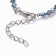 Perle di vetro Placchi braccialetti di fascino BJEW-JB03693-4