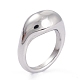 Unisex 304 Stainless Steel Finger Rings RJEW-K233-11B-P-3