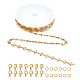 Chgcraft Messing handgefertigte Perlenketten CHC-CA0001-06-1