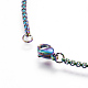 Ion Plating(IP) 304 Stainless Steel Box Chain Necklaces X-NJEW-P251-02B-3