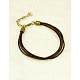 Cowhide Leather Cord Bracelets BJEW-JB00896-08-1