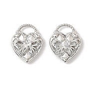 Латунные микро проложить кубического циркония подвески KK-K351-63P