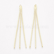 Латунная цепочка из серпантина кисточка большие подвески KK-T035-133G