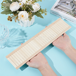 Rechteckige Holzsockelleiste&nbsp;DIY-WH0430-756A