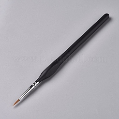 Ensemble de pinceaux pour mini peintures en bois&nbsp;AJEW-WH0021-08