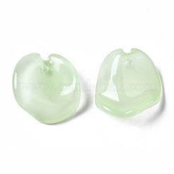 Pendenti in vetro finto giada verniciati a spruzzo&nbsp;LS-GLAA-N042-003-B01
