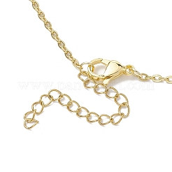 Collane con ciondolo a gabbia in pietra di cristallo&nbsp;NJEW-JN04760-02