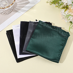 5 pièce d'accessoires de serviette de poche en polyester 5 couleurs&nbsp;AJEW-CN0004-38