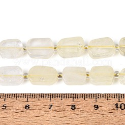 Stränge aus natürlichen Zitronenquarzperlen (erhitzt)&nbsp;G-T138-26A-05