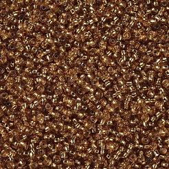 Goldenrod round 11/0 grado a perline di semi di vetro trasparenti&nbsp;X-SEED-Q007-F31