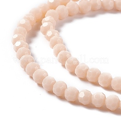 Fili di perle di vetro sfaccettate (32 sfaccettatura).&nbsp;EGLA-J042-35A-03