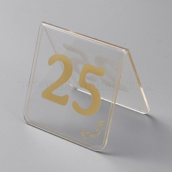 Tischnummernschild aus Acryl&nbsp;AJEW-WH0505-90B