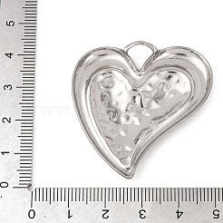 Anhänger aus gehämmertem 304 Edelstahl&nbsp;STAS-D129-06A-P