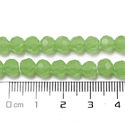 Ständer aus imitierten Jade-Glasperlen&nbsp;EGLA-A035-J6mm-D01