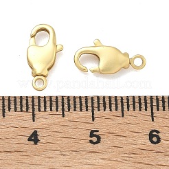 Fermoirs mousquetons en laiton&nbsp;KK-D229-14MG-01