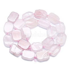 Chapelets de perles en quartz rose naturel&nbsp;G-K245-J03-A01