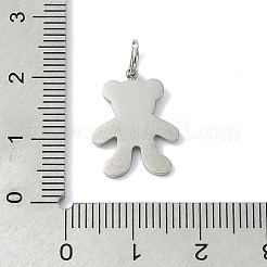 304 Edelstahl-Emaille-Anhänger&nbsp;STAS-A145-01L-P