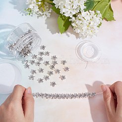 100 Stück DIY-Set zur Herstellung von Stretch-Armbändern mit Seestern-Perlen.&nbsp;DIY-SC0014-95AS