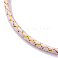 Fabrication de bracelets tressés en cordon polyester&nbsp;MAK-Z003-01P-23