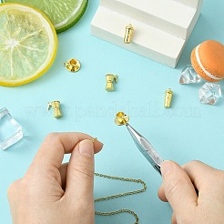 6 pendentif en laiton à thème café&nbsp;KK-CJ0003-15
