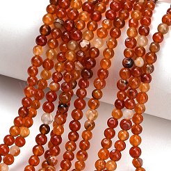 Chapelets de perles en cornaline naturelle&nbsp;GG-CBA1CAF-A01-4mm