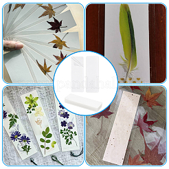 200 feuille de plastification rectangulaire en PET et EVA&nbsp;AJEW-PH0008-43