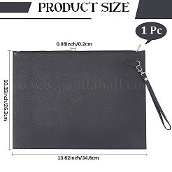 Bolsa rectangular de cuero sintético para reuniones&nbsp;AJEW-WH20019-115B