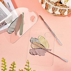 Transparente Acrylfarbenpalette&nbsp;AJEW-FG0001-17