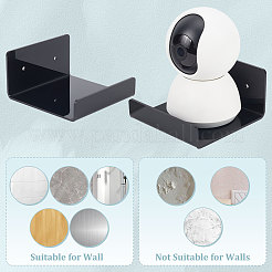 Supports de rangement adhésifs muraux en acrylique&nbsp;ODIS-WH0030-48C