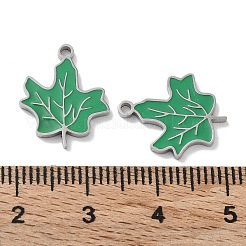 304 Edelstahl-Emaille-Anhänger&nbsp;STAS-P339-15P-01