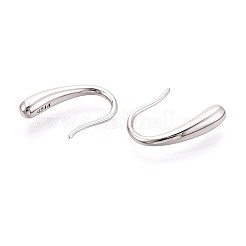 925 tropfenförmige Ohrhänger aus Sterlingsilber&nbsp;STER-N016-129P
