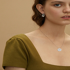 8 pendentif en acier inoxydable 201&nbsp;STAS-LP0003-52