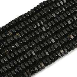Natürliche goldenen Glanz Obsidian Perlen Stränge&nbsp;G-G317-A31-3X6MM