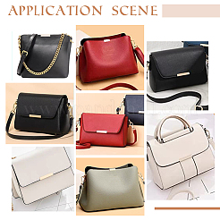 16 ensemble de boucles décoratives pour sac en alliage de 4 couleurs&nbsp;PURS-PH0001-12