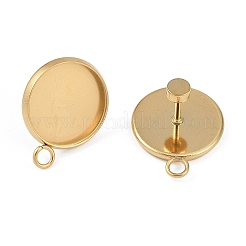 Accesorio para aretes de acero inoxidable 304 con revestimiento iónico (IP)&nbsp;STAS-Z084-08C-G