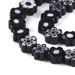 Handgemachte Millefiori-Glasperlen Stränge&nbsp;X-LAMP-J035-6mm-01