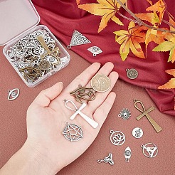 56pcs 14 colgantes de aleación de estilo tibetano de estilo&nbsp;TIBEP-PH0001-31