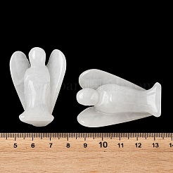 Figurines d'anges sculptées en jade blanc naturel&nbsp;GG-CBA9C2C-A36
