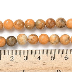Brins de perles de dolomite naturelles teintes&nbsp;G-D337-8mm-D05