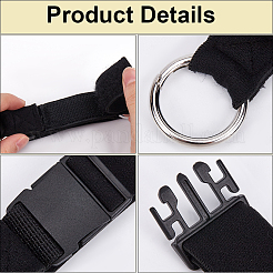Verstellbare Packgepäckgurte aus Nylon&nbsp;AJEW-WH20001-64
