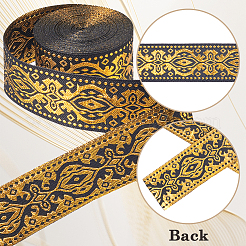 Ruban gros grain de soie polyester de style ethnique&nbsp;OCOR-GF0003-67B