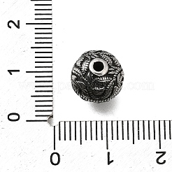 Cuentas grabadas de acero inoxidable 304&nbsp;STAS-H263-17AS-13