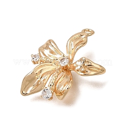 Pendentifs en laiton zircon cubique transparent&nbsp;KK-N290-25G