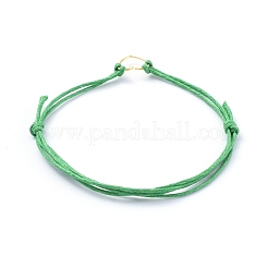 Bracciali in cordoncino cerato regolabili&nbsp;BJEW-JB05064