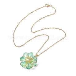 Collares colgantes de cristal&nbsp;NJEW-MZ00112-07