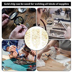 150 Stück 3 Stil vergoldetes Messing-Chip-Lötmittel&nbsp;DIY-PH0010-47