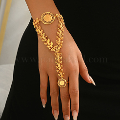 Elegante orientalische Gliederringarmbänder aus Messing und Legierung für Damen&nbsp;IJ1091