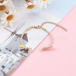 Fabrication de bracelets en fil de coton&nbsp;AJEW-JB00944-03
