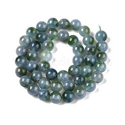 Chapelets de perles en jade blanc naturel teinté&nbsp;G-T138-8mm-2104