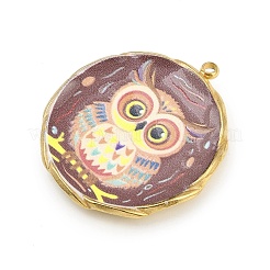 Pendentifs imprimés en acier inoxydable 304&nbsp;STAS-P419-02G-02
